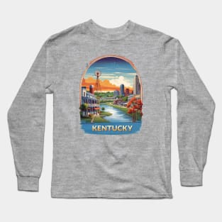 Kentucky Vintage Design Long Sleeve T-Shirt